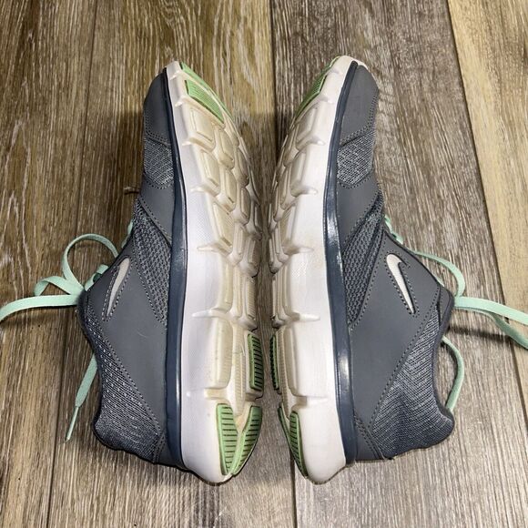 Nike Flex Experience Run 3 Running Shoes Gray Aqua Womens Size 7.5 - 652853-013 - Picture 9 of 11